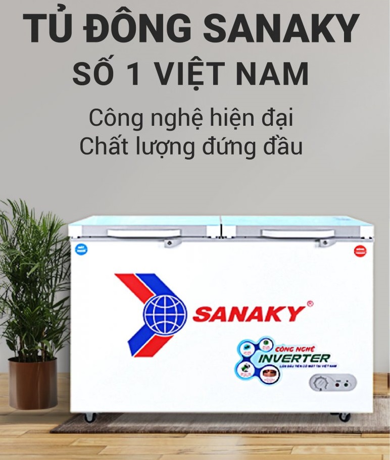 Tủ đông Sanaky sản xuất tại Việt Nam